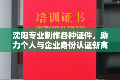 武汉沈阳专业制作各种证件，助力个人与企业身份认证新高度